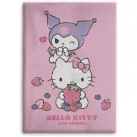 Aymax Hello Kitty Früchtevlies Bettdecke 100 x 140 cm (140 x 100 cm)