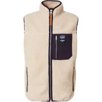 Superdry pour homme. M5012160A Gilet en polaire beige (XXL), Casuel, Polyester