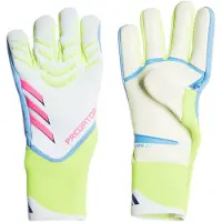 Adidas Gants de sport 'Predator Pro' azur / citron vert / rose clair / blanc