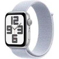 Apple Watch SE 2024 44 mm Argent Boucle Sport