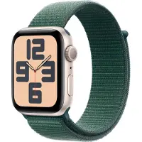 Apple Watch SE 2024 44 mm Lumière Stellaire Boucle Sport
