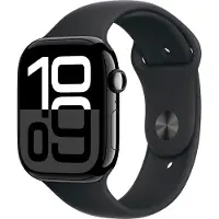 Apple Watch Series 10 46 mm Noir Bracelet Sport M/L