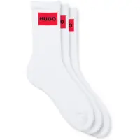 HUGO Chaussettes rouge rubis / noir / blanc