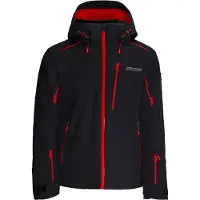 Spyder - Veste de ski imperméable et chaude en Primaloft - Leader Jacket Black Escape pour Homme - Taille XL - Noir