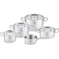 Fissler Original-Profi CollectionRetro Set 5pcs avec couvercle métallique KT16/20/24+BT20+STK16