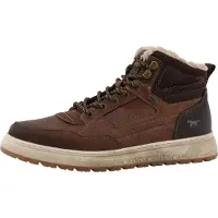 Mustang Bottes à lacets 'Veterschoenen Hoog' cognac