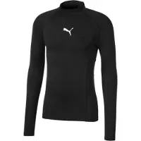 Puma Hommes, T-shirt fonctionnel, Tee-shirt LIGA Baselayer LS Warm-655922 (L), Noir, L