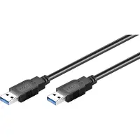 Goobay Câble USB 93929 USB 3.0 3m A/A mâle noir