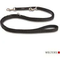 Wolters Professional Comfort Leash extra long Size M 300 cm x 1,5 cm black/black (M, Chien, Promenade)