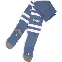 Puma Hommes, Chaussettes de sport, Chaussettes Team SFV Striped Logo Replica (47 - 49), Bleu