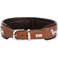 Hunter Collier Teckel Munich 37/XS-S, cuir de boeuf (Chien, Général)