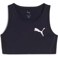 Puma Filles, T-shirt de sport, G Y Cross The Line Crop 3.0 (152), Bleu, 152