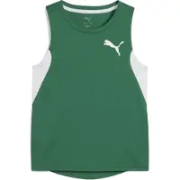 Puma Garçons, T-shirt de sport, Y Cross The Line Débardeur 3.0 (140), Vert, 140