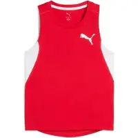 Puma Garçons, T-shirt de sport, Y Cross The Line Débardeur 3.0 (128), Rouge, 128