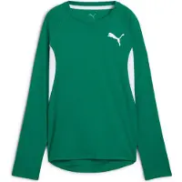 Puma Femmes, T-shirt de sport, W CROSS THE LINE LS 3.0 (M), Vert, M