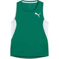 Puma Femmes, T-shirt de sport, W Cross The Line Débardeur 3.0 (L), Vert, L