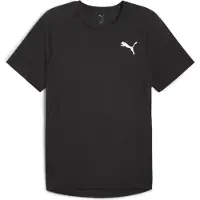 Puma Hommes, T-shirt de sport, M CROSS THE LINE TEE 3.0 (XXL), Noir, XXL