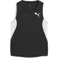 Puma Femmes, T-shirt de sport, W Cross The Line Débardeur 3.0 (XS), Noir, XS