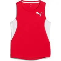Puma Femmes, T-shirt de sport, W Cross The Line Débardeur 3.0 (XL), Rouge, XL