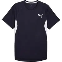Puma Hommes, T-shirt de sport, M CROSS THE LINE TEE 3.0 (XL), Bleu, XL