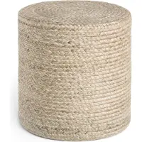 Hanse Home Pouf Looma en jute Looma Natur Greige