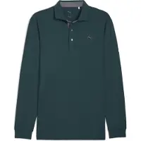 Puma Hommes, T-shirt de sport, Polo Cloudspun LS Midweight (S), Vert, S