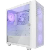 CoolBox Ga300 Gridline Argb Pc Tower Case Blanc