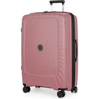 Hauptstadtkoffer Kotti - Grande valise extensible, valise à roulettes XL, valise trolley légère à 4 roulettes, coque rigide en PP durable, capacité de 23 kg, TSA, rose
