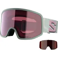 Salomon Sentry Pro S Sigma Ski Goggles Vert Sigma Silver Pink/CAT2+Sigma Gun Metal/CAT3