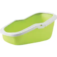Nobby Bac à litière Aseo extra haut avec rebord, chat, hygiène animale,