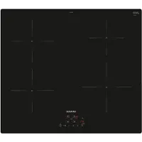 Siemens iQ100, Table de cuisson à induction, 60 cm, noir, sans cadre, EU611BEB6E