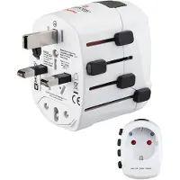 Hama 223471 Universal Adapter Plug Blanc One Size / EU Plug 220V