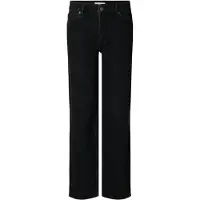 Selected Bea Kori Straight Fit Jeans Noir 29 / 32 Femme