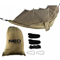 Neo Tools Hamac Outdoor avec moustiquaire 330 x 140 cm