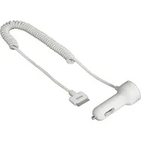 Hama Chargeur iPhone3 / 4 12V blanc 30pin MFI