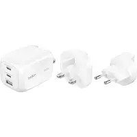 Belkin Wch016hqwh Usb-a And Usb-c Wall Charger Clair