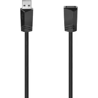 Hama 00200619 câble USB USB 2.0 1,5 m USB A Noir
