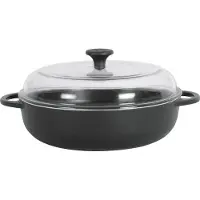 Küchenprofi Bauernpfanne mit Glasdeckel, 28 cm classic black 402551028 4007371056724