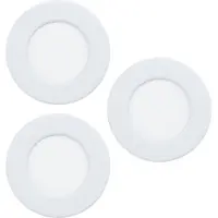 Eglo Projecteur encastré IP44 Fueva 6-Z Zigbee - blanc - Ø 8,8 cm