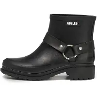 Aigle Bottines 'Macadames' noir / blanc