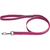 Julius-K9 K9 Laisse Caoutchoutée Rose 120cm (Chien, Promenade)