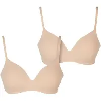 Urban Classics Basic Padded Bra 2 Units Beige 85 / C Femme