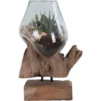 Ebuy24 San Marino goutte d'eau h25 cm teck.