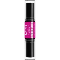 Nyx Makeup Makeup Wonder Stick Blush avec un acide hyaluronique hydratant double extr mit Cr me Blush Stick - Peach l ger et rose b b