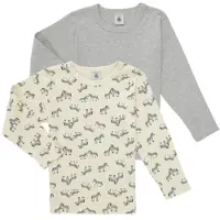 Petit Bateau T-shirt enfant TSML X3 garcons - Multicolore - 8 ans
