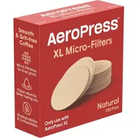 Aeropress XL Micro-filtres naturel 200 pièces