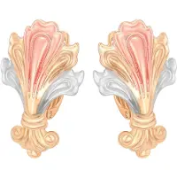 Faina Boucles d'oreilles or rose / rose / argent