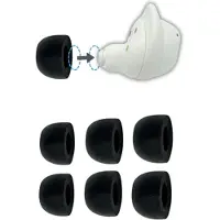 Comply Bouchons d'oreille (Samsung Galaxy Buds FE), Pièces de rechange casque + écouteurs, Noir
