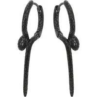 NAEMI Boucles d'oreilles noir