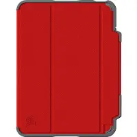 STM FOLIO DUX IPAD 10.9 10TH GEN -RED (Apple iPad 2022 (10e génération)), Étui pour tablette, Rouge
